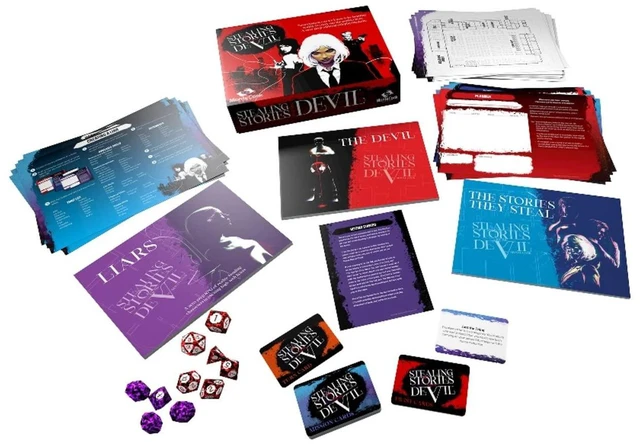 Alt view image 2 of 2 - Stealing Stories for the Devil RPG Starter Box Set With Rulebook | Monte Cook Games | No Prep Roleplaying Game