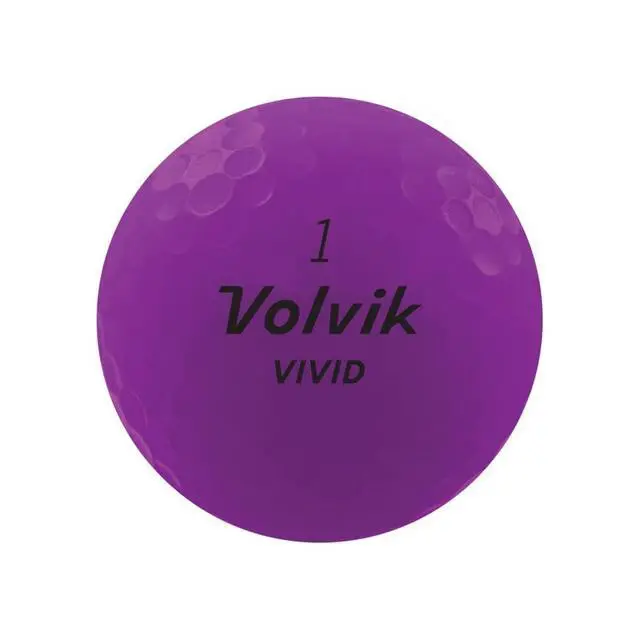 Alt view image 2 of 3 - Vivid 12 Golf Balls - Matte Finish For Visibility - 1 Dozen - By Volvik
