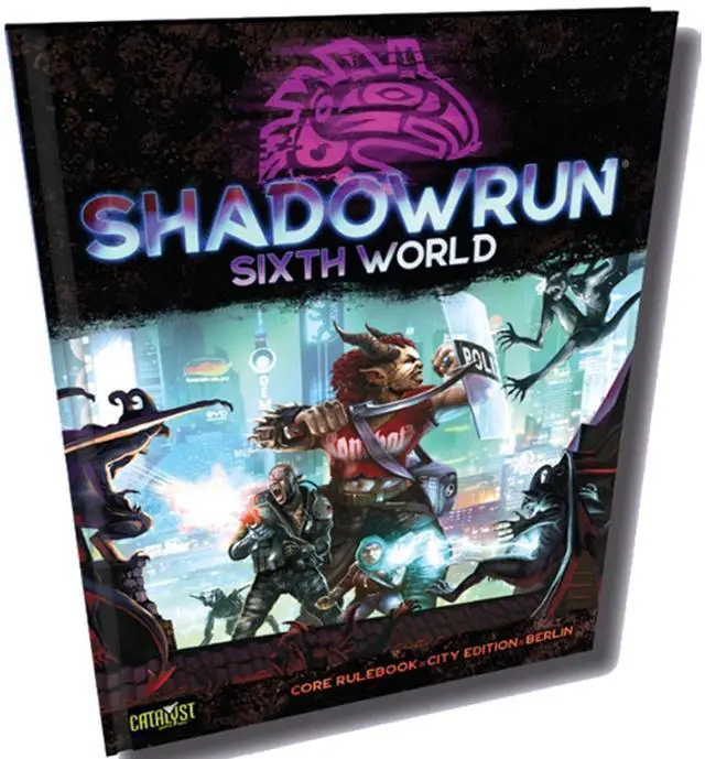 Main image of Shadowrun 6th World Core Rules Berlin | City Edition Of Berlin RPG Starter Set For Sixth World Edition | Cyberpunk Role Playing Game Core Rulebook | Shadowrun 6E RPG By Catalyst Game Labs