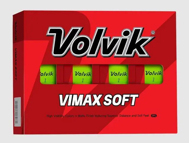Main image of 2023 Volvik VIMAX Soft Matte Finish Golf Balls | 12-Pack Recreational Golf Ball | High-Energy Core for Distance | 2-Peice Golf Balls