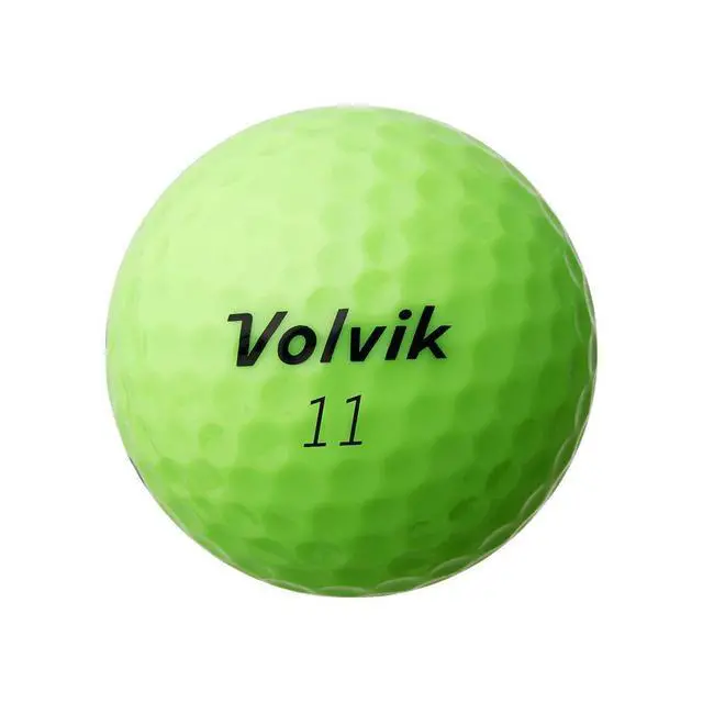 Alt view image 11 of 12 - Volvik Power Soft Golf Balls Dozen (Gloss Green)