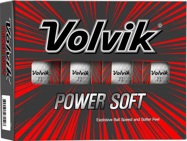 Alt view image 10 of 12 - 2019 Volvik Power Soft Golf Balls 1 Dozen White NEW