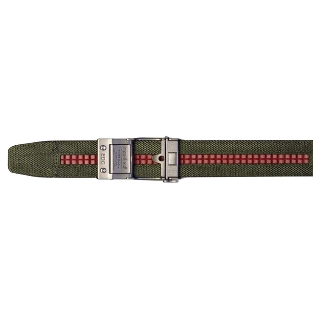 Alt view image 3 of 5 - Nexbelt Titan Green Men's EDC Tactical Belt Ratchet System Technology - Nylon Gun Belts Green - For Scurity Police And Military - One Size Fits Most - Cut To Size