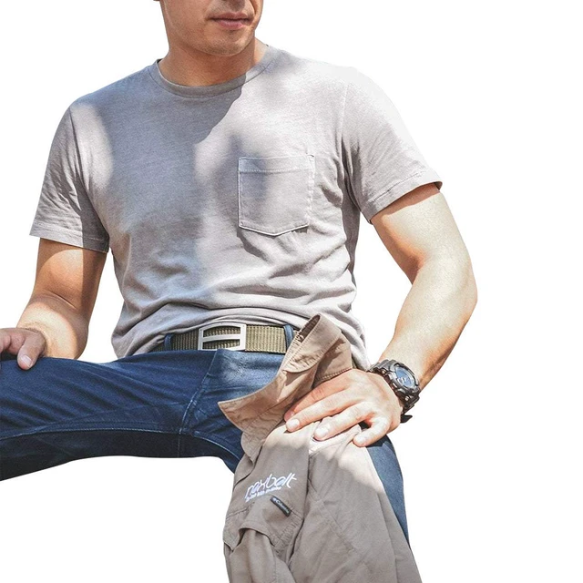 Alt view image 5 of 5 - Nexbelt Titan Green Men's EDC Tactical Belt Ratchet System Technology - Nylon Gun Belts Green - For Scurity Police And Military - One Size Fits Most - Cut To Size