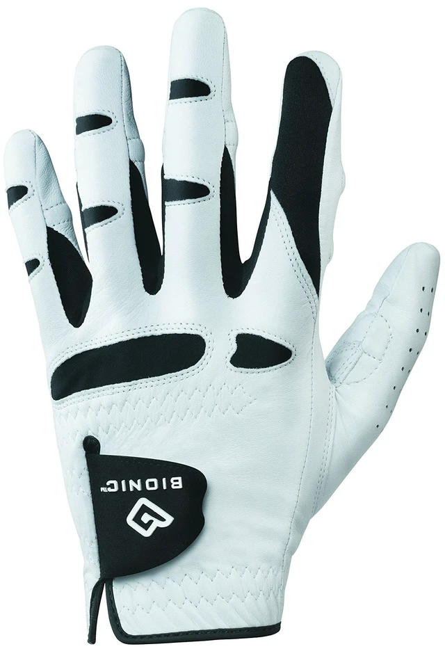 Main image of BIONIC Mens ML StableGrip Leather Golf Glove, Worn On Left Hand, Medium/Large