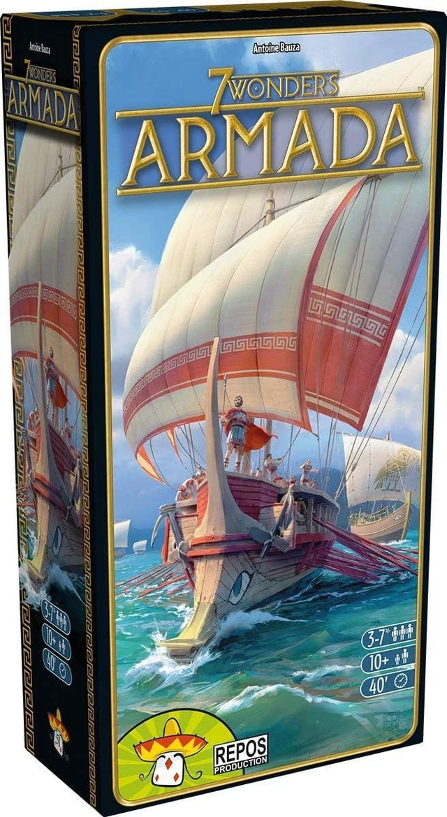 Alt view image 3 of 5 - 7 Wonders Armada Expansion By Repos Poduction SEV13 | Strategy Card Game | Family Board Games
