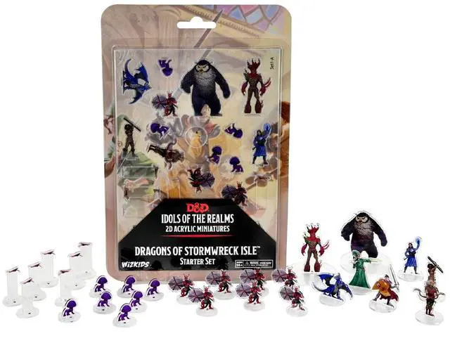 Main image of WizKids D&D Idols of The Realms: Dragons of Stormwreck Isle - 2D Acrylic Dungeons And Dragons Minatures Set