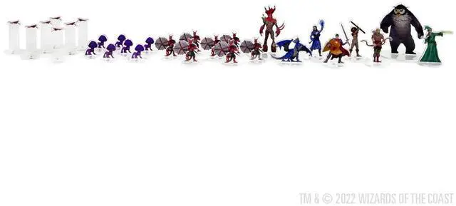 Alt view image 2 of 7 - WizKids D&D Idols of The Realms: Dragons of Stormwreck Isle - 2D Acrylic Dungeons And Dragons Minatures Set