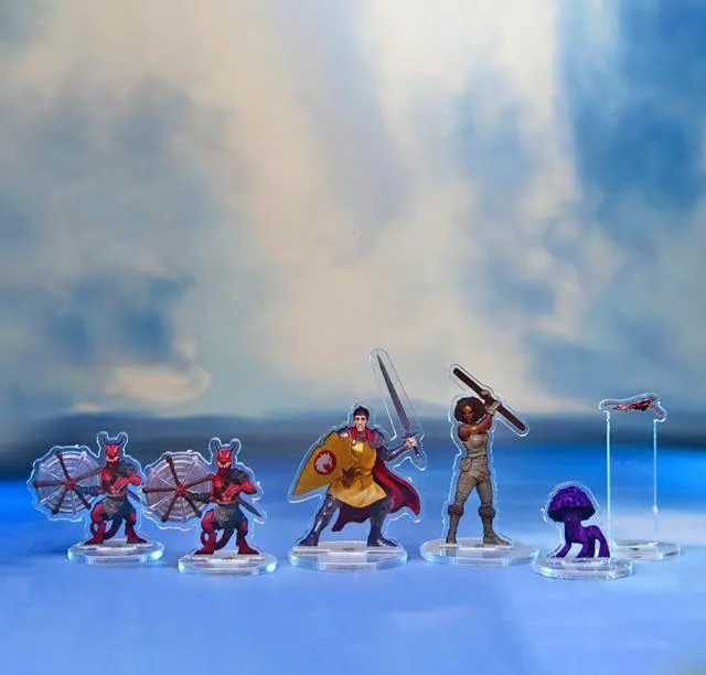 Alt view image 4 of 7 - WizKids D&D Idols of The Realms: Dragons of Stormwreck Isle - 2D Acrylic Dungeons And Dragons Minatures Set