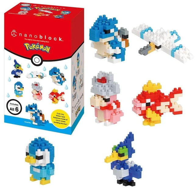 Main image of nanoblock Pokmon Type Water Set 1 (Blind Box Complete Set) Mininano Series Interlocking Building Blocks Kit