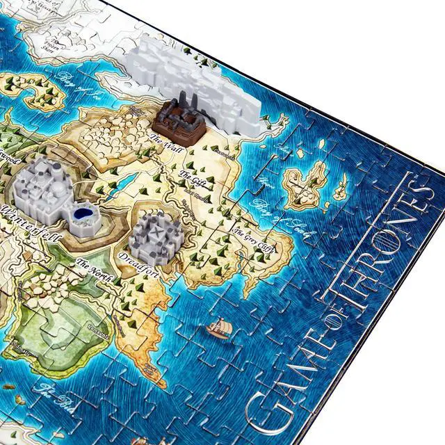 Alt view image 5 of 8 - 4D Cityscape Game of Thrones (GOT) 3D Mini Puzzle of Westeros (350Piece)