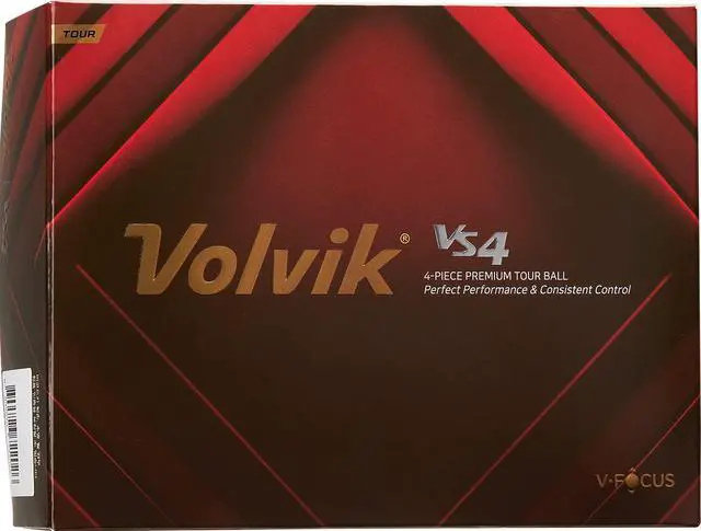 Main image of Volvik Tour VS4 Golf Balls | High-Performance for Advanced Players | Hybrid Soft Mantle | ALX Power Core | 12 Balls White