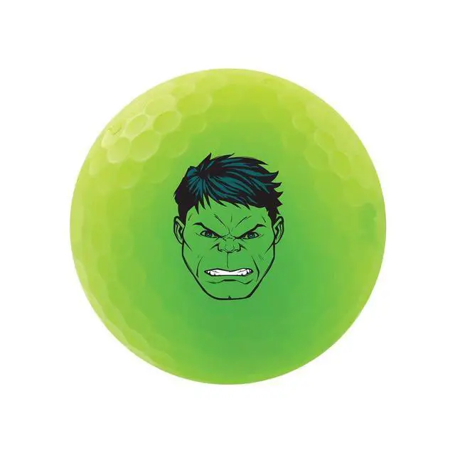 Alt view image 5 of 6 - Volvik 6210 Volvik Marvel Golf Balls 4pk-The Hulk