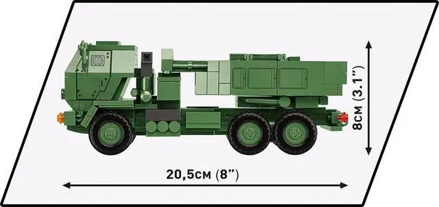 Alt view image 3 of 7 - COBI Armed Forces M142 HIMARS Missile Rocket Launcher Artillery Building Block Model Set # 2626