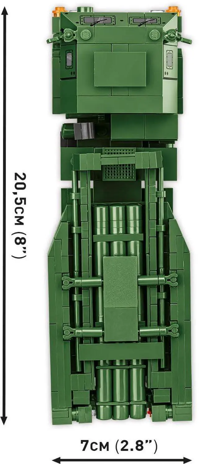 Alt view image 4 of 7 - COBI Armed Forces M142 HIMARS Missile Rocket Launcher Artillery Building Block Model Set # 2626