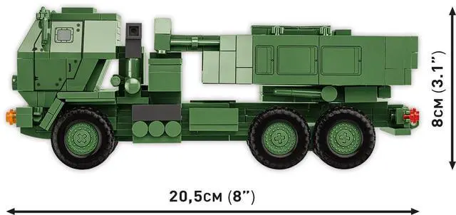 Alt view image 5 of 7 - COBI Armed Forces M142 HIMARS Missile Rocket Launcher Artillery Building Block Model Set # 2626
