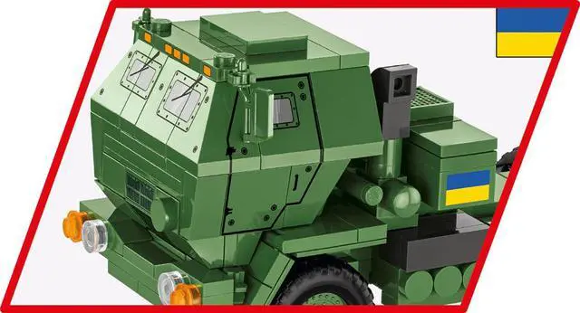 Alt view image 7 of 7 - COBI Armed Forces M142 HIMARS Missile Rocket Launcher Artillery Building Block Model Set # 2626