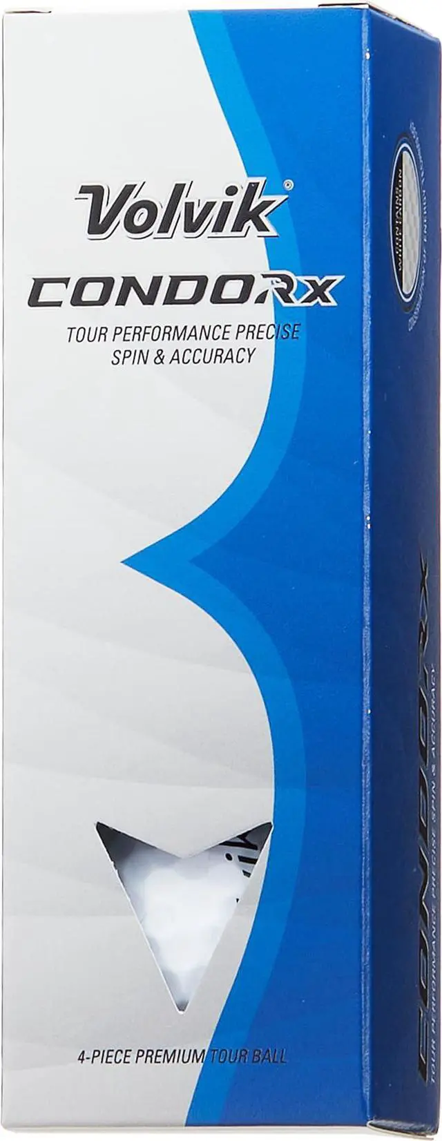 Alt view image 3 of 3 - Volvik Condor X Golf Balls - Precise Performance - 1 Dozen White