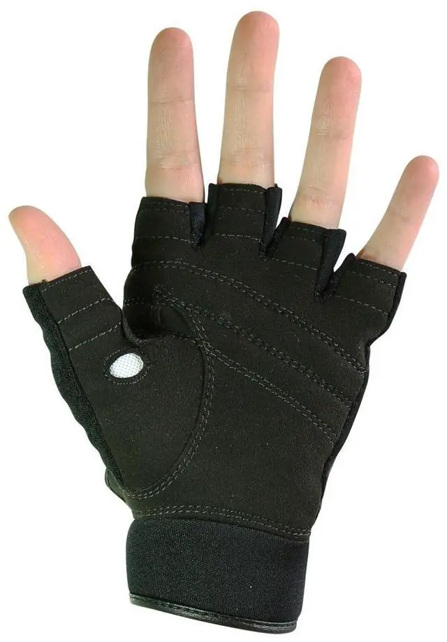 Alt view image 2 of 7 - BIONIC Women's Synthetic Leather ReliefGrip SRG Fitness Gloves, For The Gym And Workouts, w/Patented Anatomical Relief Pad System, Black (Pair)