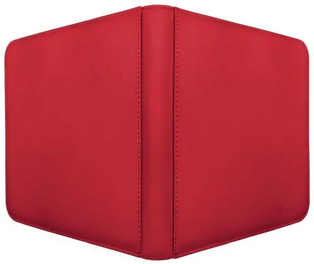 Alt view image 6 of 6 - Ultra PRO - Vivid 12-Pocket Zippered PRO-Binder (Red) - Protect and Store your Valuable Gaming cards, Sports cards or Collectible Cards, Store and Protect Up to 480 Cards