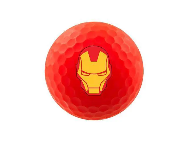 Alt view image 2 of 4 - Volvik Vivid Soft: Captain America Golf Gift 4-Ball Pack