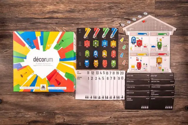 Alt view image 8 of 13 - Floodgate Games Decorum - A Game of Passive Aggressive Cohabitation, Age 12 & Up