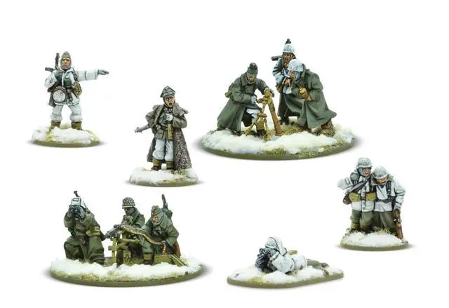 Alt view image 3 of 7 - Bolt Action: German Heer Winter Starter Army | WWII German Infantry | Bolt Action Miniatures | By Warlord Games