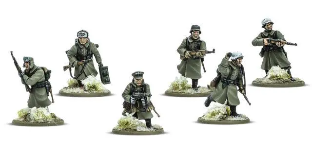 Alt view image 4 of 7 - Bolt Action: German Heer Winter Starter Army | WWII German Infantry | Bolt Action Miniatures | By Warlord Games