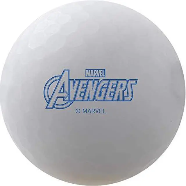 Alt view image 3 of 4 - Volvik Marvel Captain America Hero Golf Balls | 4-Pack with Ball Marker | High-Performance 3-Piece Ball | Matte Finish & Vibrant Colors - 818615027462