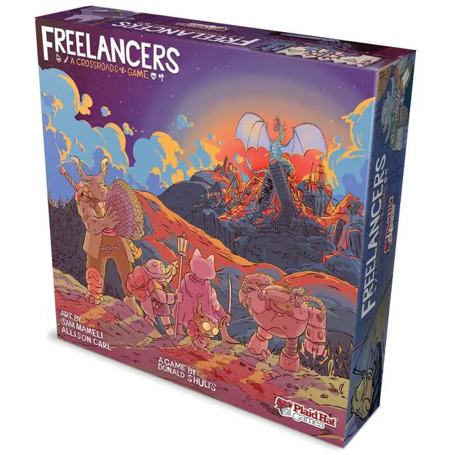 Alt view image 3 of 6 - Freelancers Board Game - Dive into a Post-Apocalyptic Gig Economy! Narrative Adventure Game, Fantasy RPG Game, Ages 14+, 3-7 Players, 90 Minute Playtime, Made by Plaid Hat Games