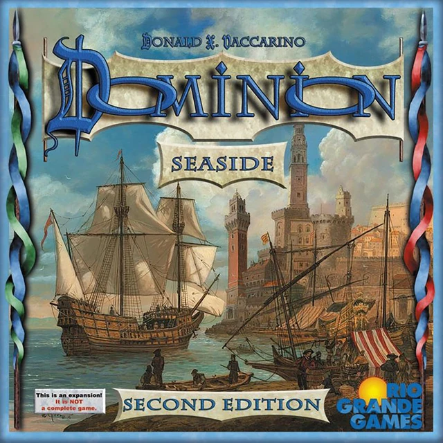 Alt view image 2 of 5 - Dominion: Seaside Second Edition | Strategy Board Game | Ages 14+ | 1-4 Players | 90-120 Minutes Playtime | By Rio Grande Games