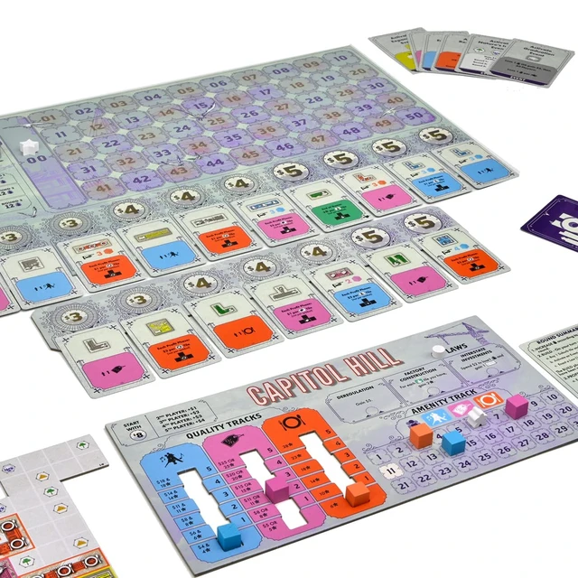 Alt view image 3 of 7 - Rebuilding Seattle Board Game By NECA | 1-5 Players | Ages 12+ | 60-120 Minutes Gameplay