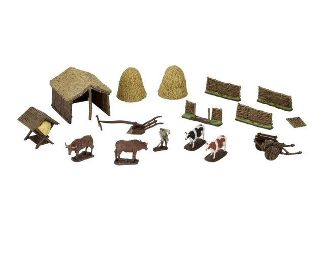 Alt view image 4 of 7 - WizKids 4D Settings: Medieval Farmer | The Best Way to Adventure! Role Playing Game Figures | RPG Minis