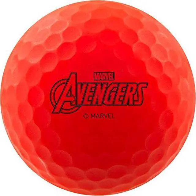 Alt view image 3 of 4 - Volvik Marvel Iron Man Hero Golf Balls | 4-Pack with Ball Marker | High-Performance 3-Piece Ball | Matte Finish & Vibrant Colors - 818615027455