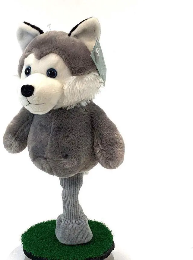 Main image of Creative Covers Hacker The Husky Golf Club Head Cover, Novelty Plush Headcovers, For Woods And Drivers