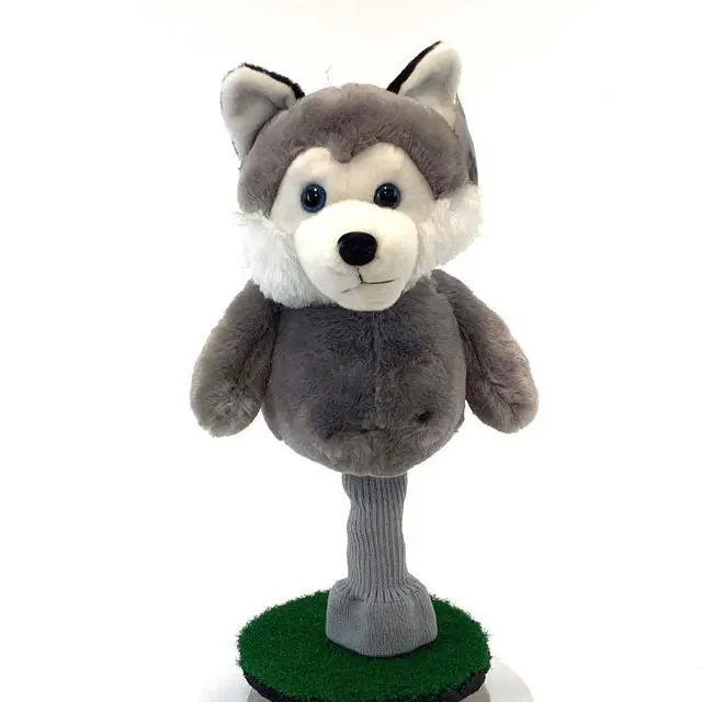 Alt view image 2 of 5 - Creative Covers Hacker The Husky Golf Club Head Cover, Novelty Plush Headcovers, For Woods And Drivers