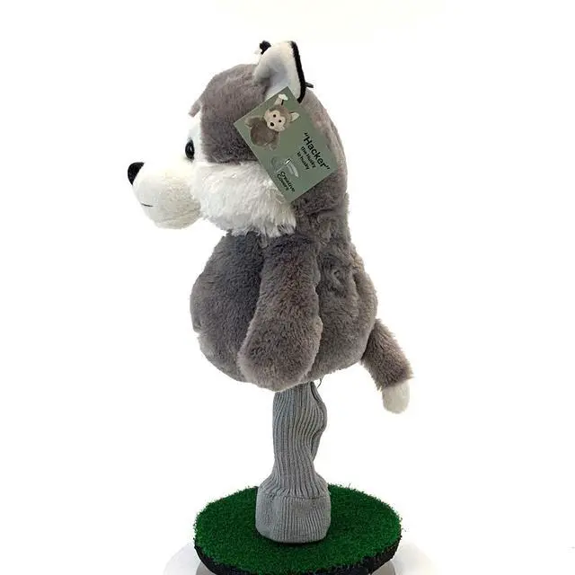 Alt view image 4 of 5 - Creative Covers Hacker The Husky Golf Club Head Cover, Novelty Plush Headcovers, For Woods And Drivers