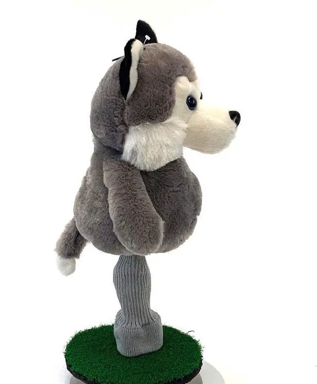 Alt view image 5 of 5 - Creative Covers Hacker The Husky Golf Club Head Cover, Novelty Plush Headcovers, For Woods And Drivers