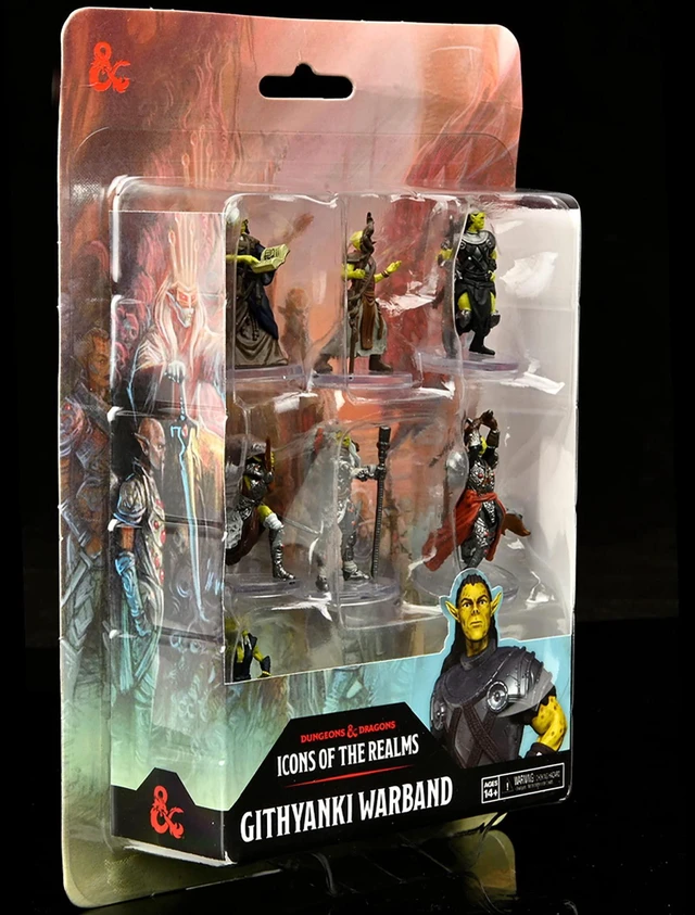 Alt view image 4 of 7 - Dungeons & Dragons Icons of The Realms: Githyanki Warband | 7 Pre-Painted Miniatures Set | D&D RPG Fantasy Figures | By WizKids