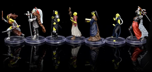 Alt view image 7 of 7 - Dungeons & Dragons Icons of The Realms: Githyanki Warband | 7 Pre-Painted Miniatures Set | D&D RPG Fantasy Figures | By WizKids