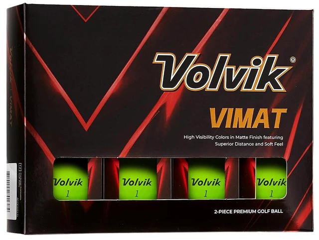 Main image of Volvik Vimat Matte Finish Green Practice Golf Balls (One Dozen)