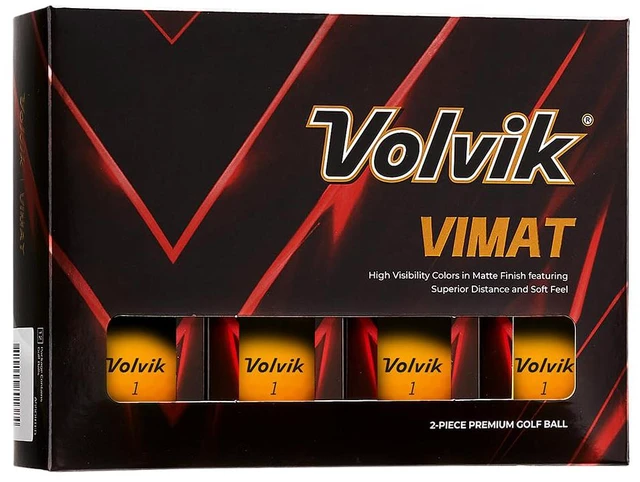 Main image of Volvik Vimat Matte Finish Green Practice Golf Balls (One Dozen)