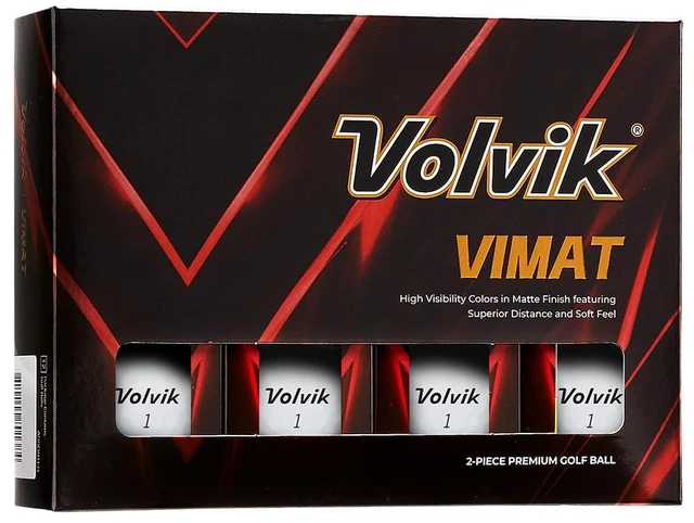 Main image of Volvik Vimat Matte Finish Green Practice Golf Balls (One Dozen)