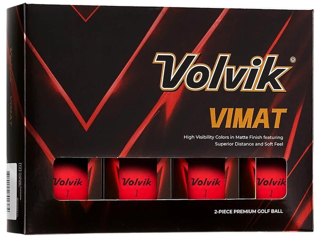 Main image of Volvik Vimat Matte Finish Green Practice Golf Balls (One Dozen)