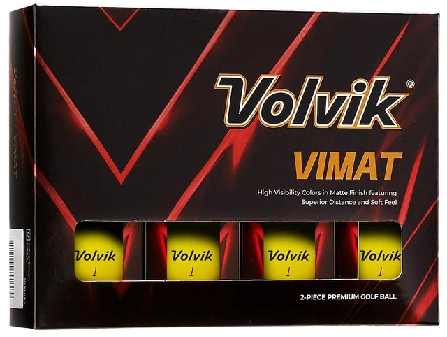 Main image of Volvik Vimat Matte Finish Green Practice Golf Balls (One Dozen)