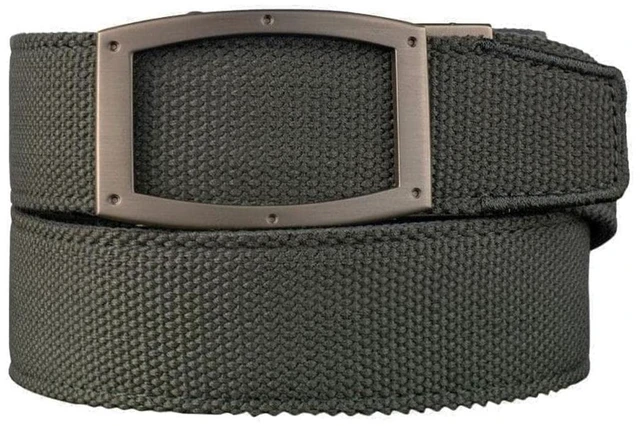 Main image of Nexbelt Newport Gray 4.0 Casual Nylon Dress Belt for Men with Adjustable Ratchet Buckle (Cut to your size, up to 50")