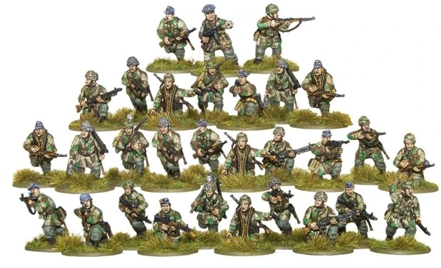 Alt view image 3 of 7 - Bolt Action: Fallschirmjager German Starter Army | WWII Miniatures | 28mm Scale Tabletop Wargame | By Warlord Games