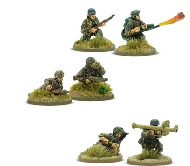 Alt view image 7 of 7 - Bolt Action: Fallschirmjager German Starter Army | WWII Miniatures | 28mm Scale Tabletop Wargame | By Warlord Games