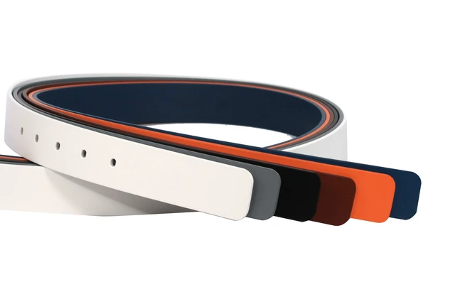 Alt view image 4 of 4 - Volvik Italian Leather Men's Golf Belt | Elegant Formal Business And Casual Look | Premium Adjustable Length | Cut To Size Up to 42"