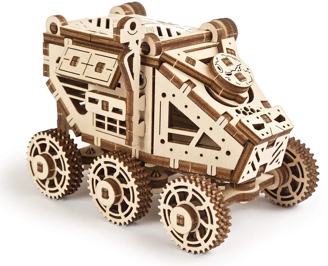 Main image of UGEARS Science STEM Mars Buggy, DIY Engineering Activity, STEAM School Project, Mechanical Wooden Puzzle, Eco Building 3D Toy, Educational Gift for Kids & Teen, Boy Girl, Self-Assembly Craft Kit